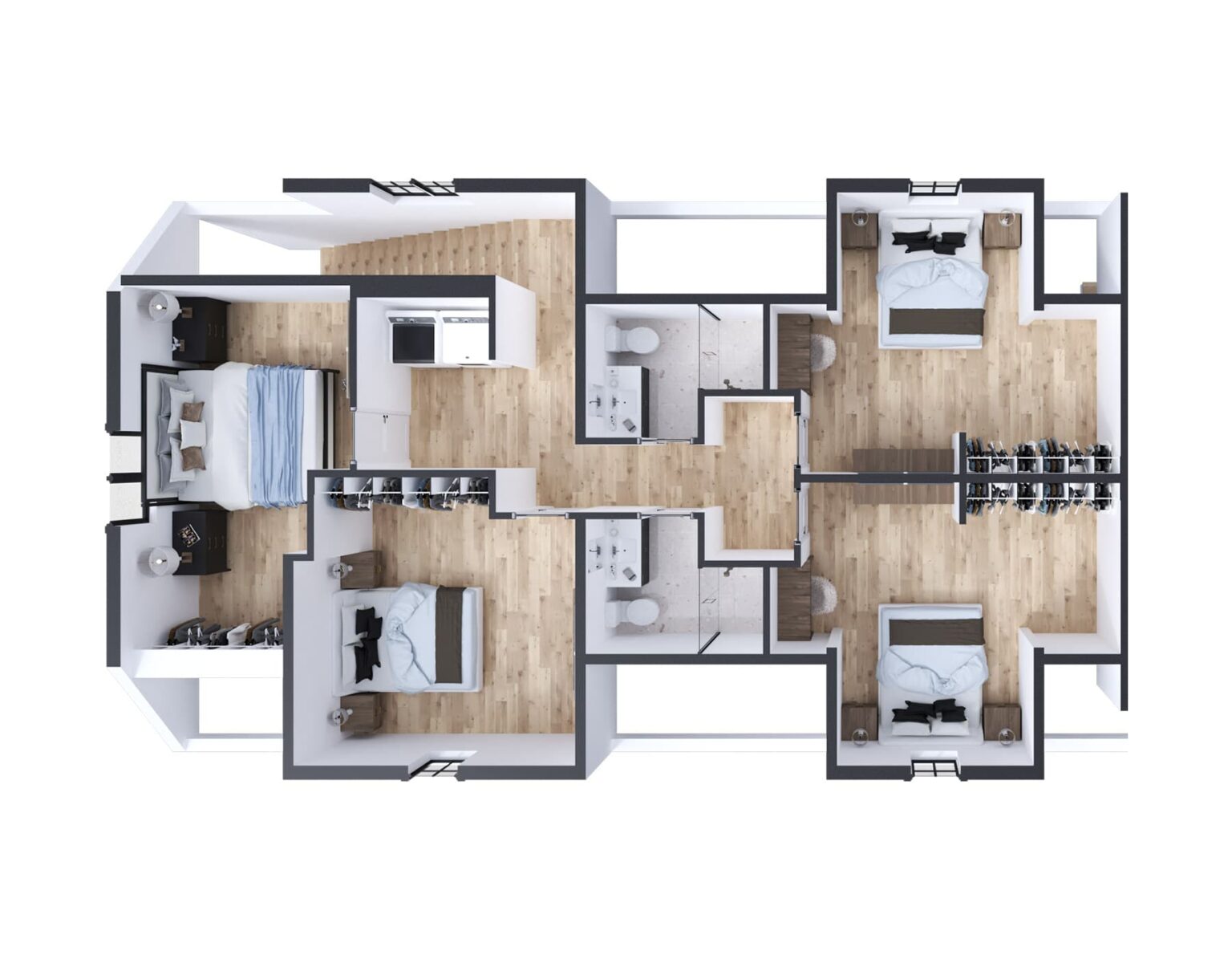 The Monty Collective floor plan rendering