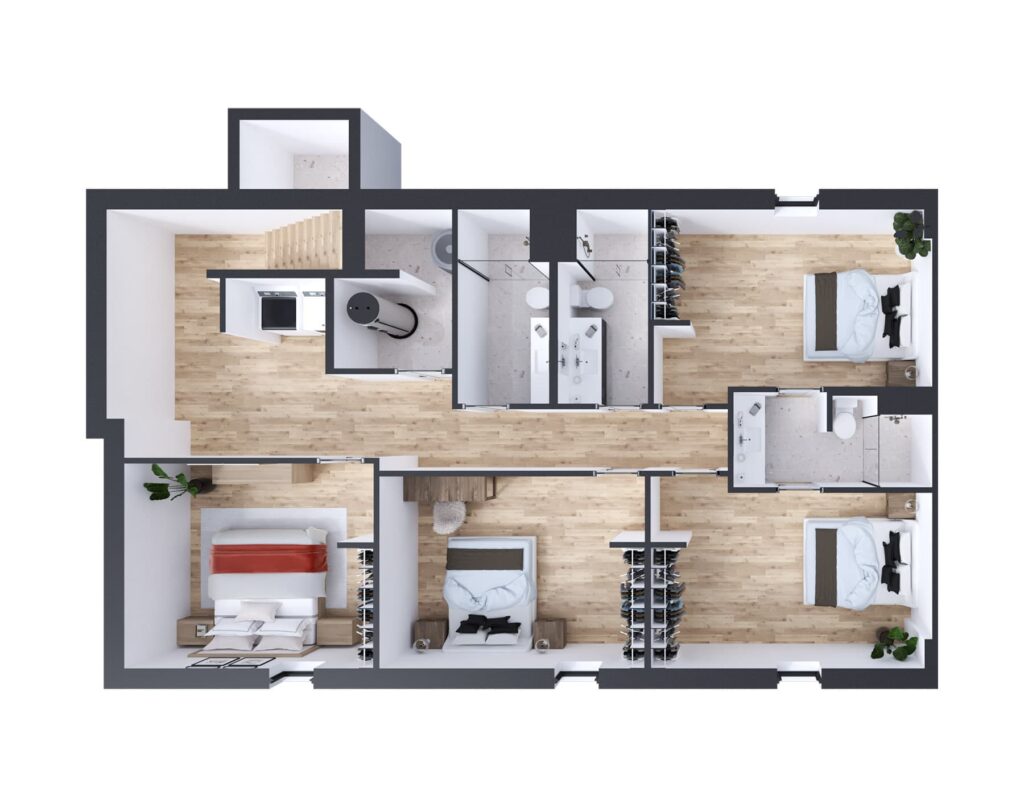 The Monty Collective floor plan rendering