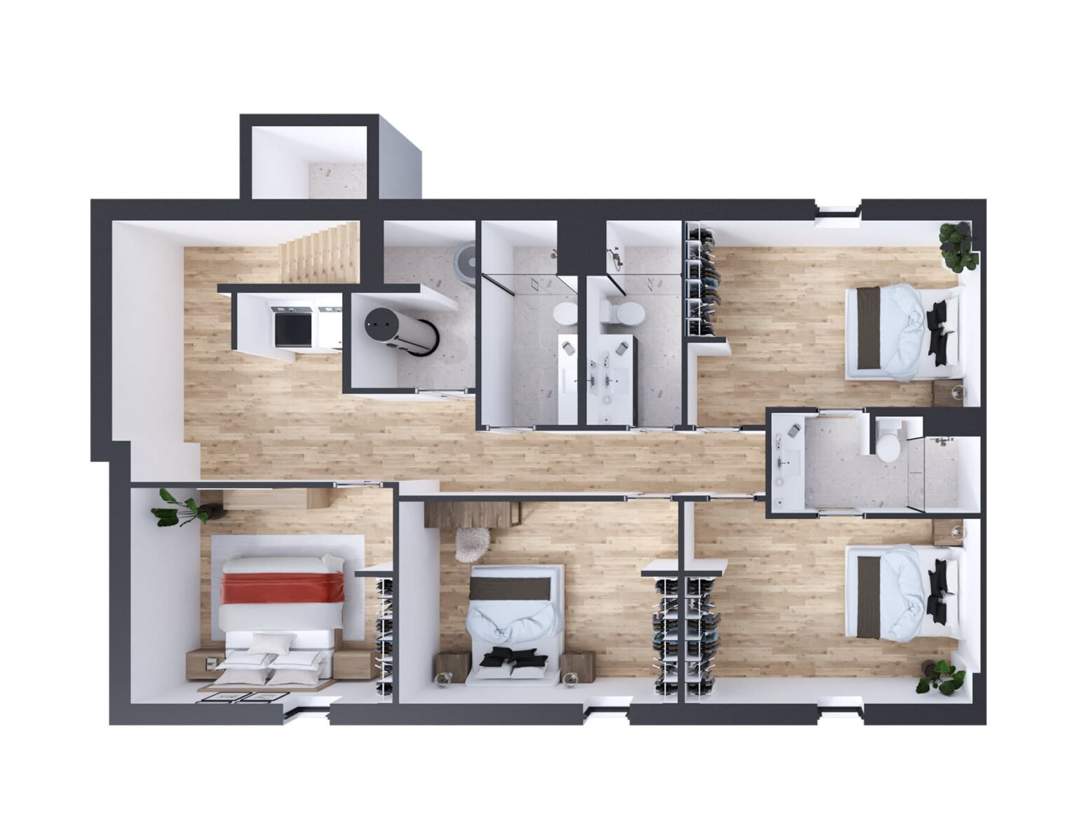 The Monty Collective floor plan rendering