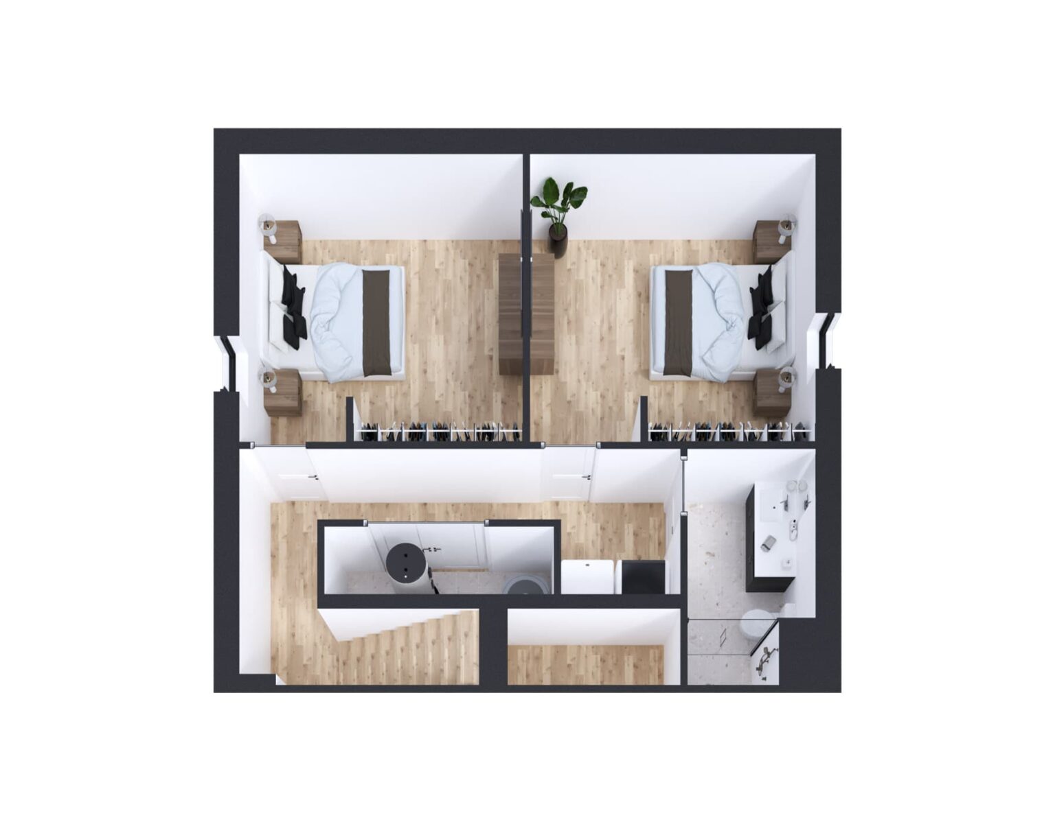 The Monty Collective floor plan rendering