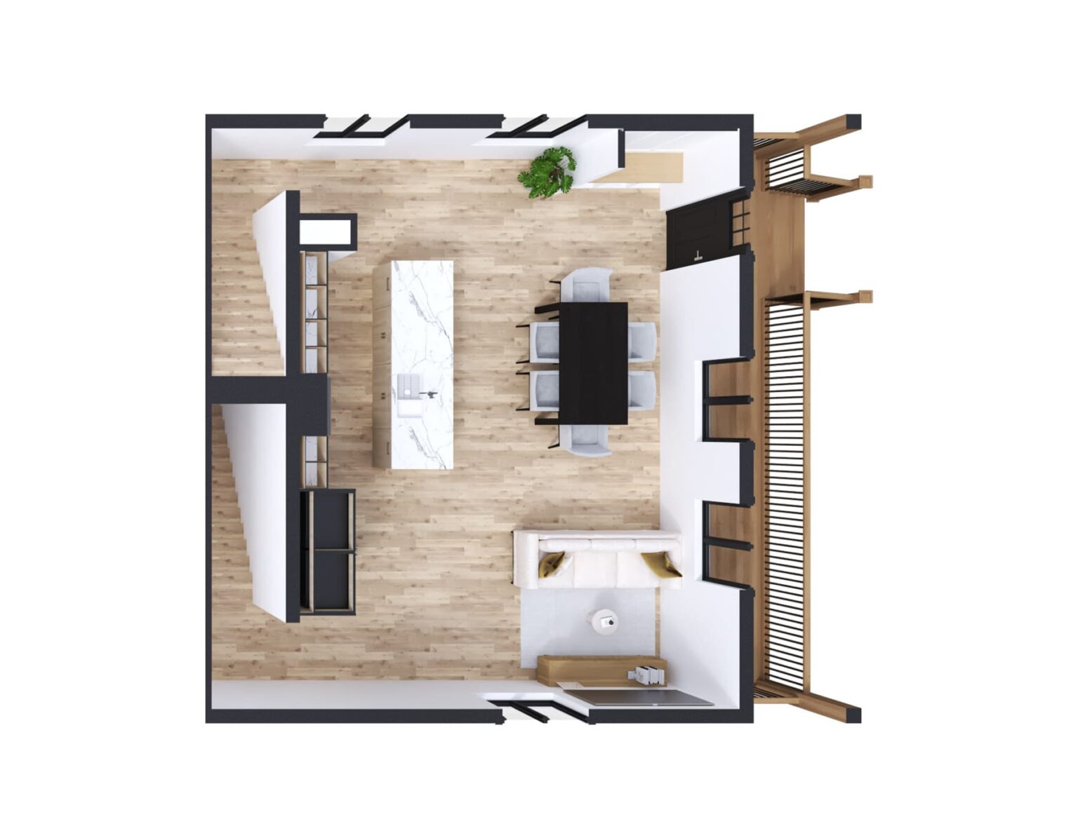 The Monty Collective floor plan rendering