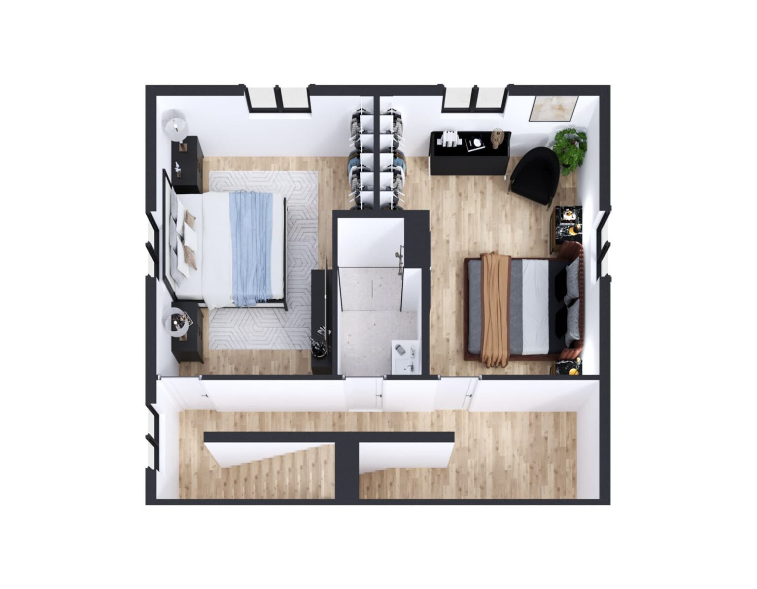 The Monty Collective floor plan rendering